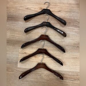 Burberry wooden hangers